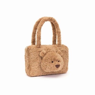 Jellycat Bartholomew Bear Tote Bag Australia | 201967PRW